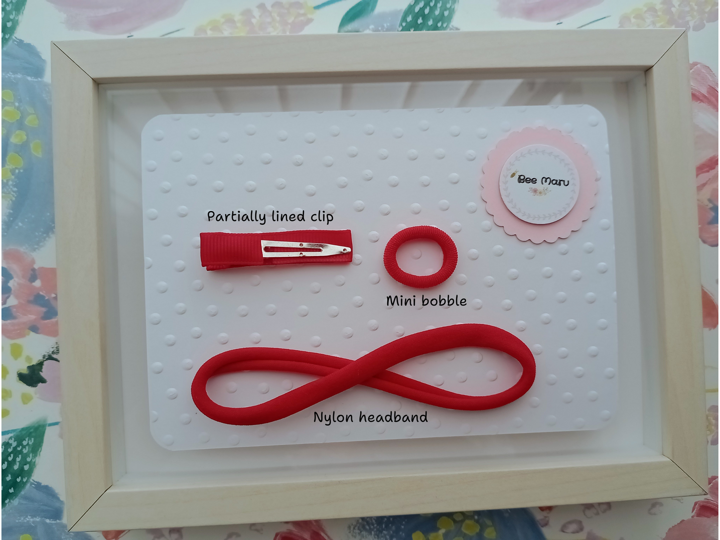 Back to School Hair Accessories, Handmade Red School Hair Bows